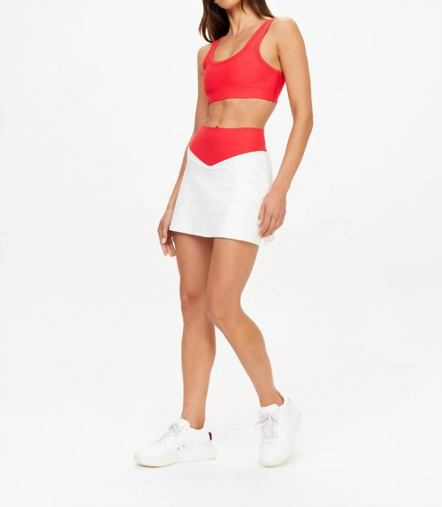 Pacific Harley Scoop Neck Bra In Roja