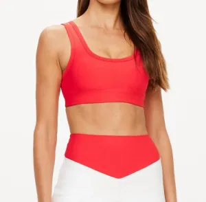 Pacific Harley Scoop Neck Bra In Roja Activewear Womens - yoga pants clearance