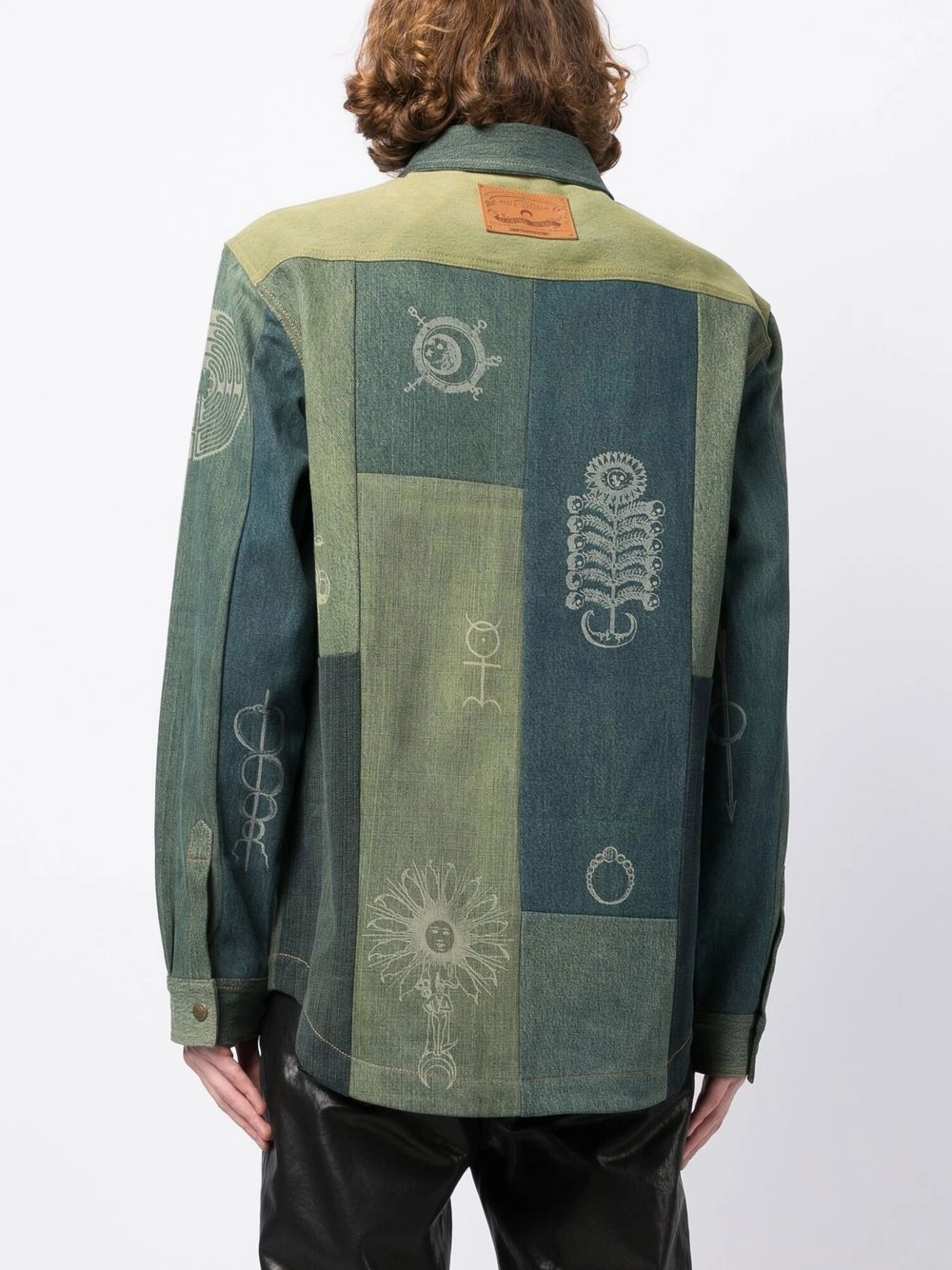 Panelled Denim Shirt