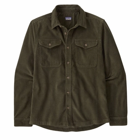 Patagonia Corduroy Shirt Pine Needle Green mens tank tops best deals