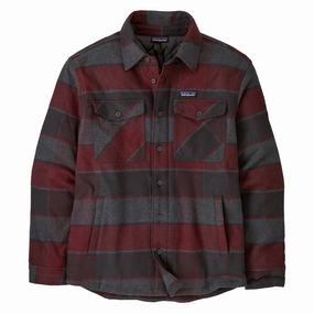 Patagonia Lightweight Insulated Fjord Flannel Shirt William / Ink Black mens tank tops best deals