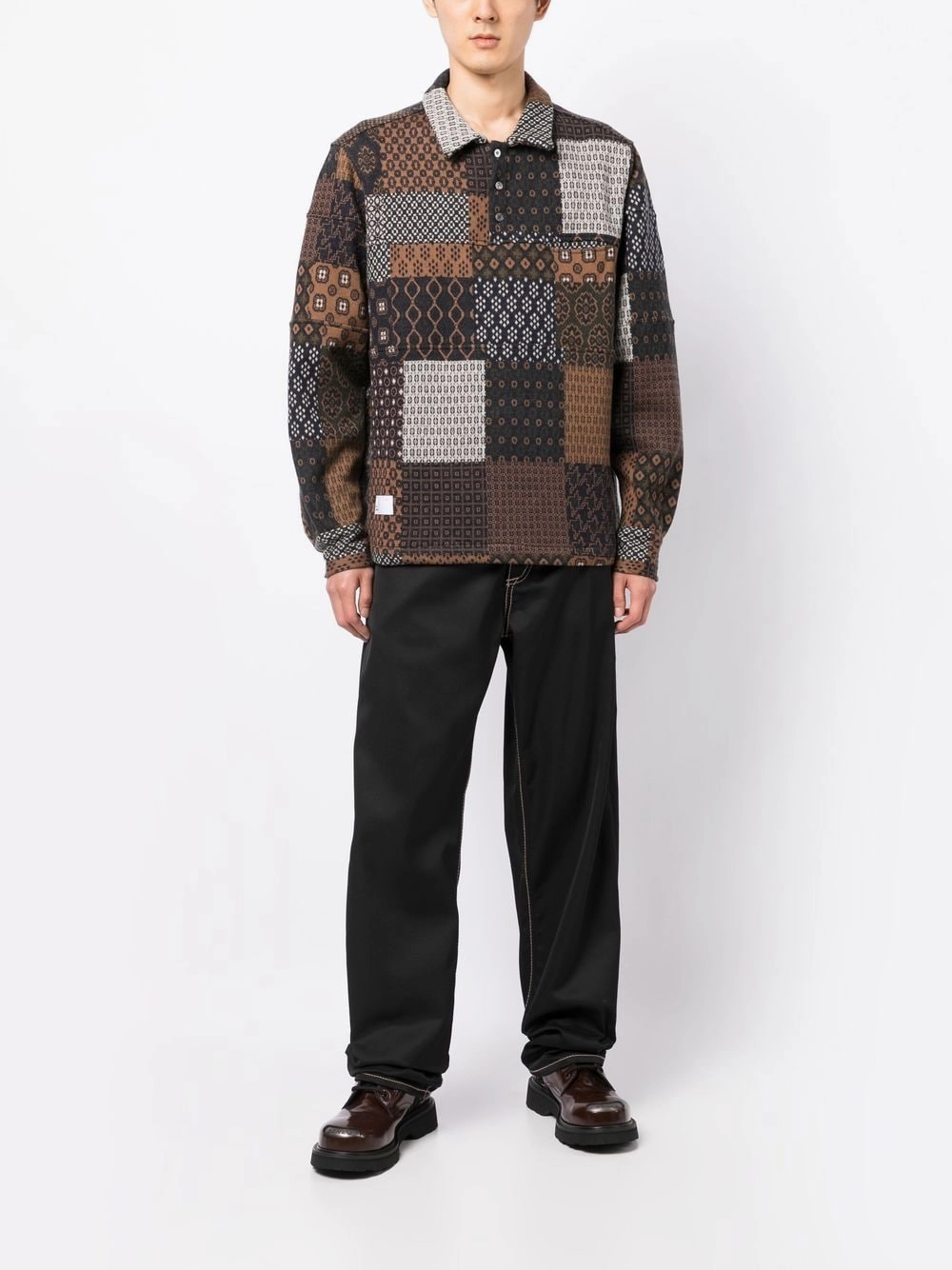 Patchwork Wool Shirt