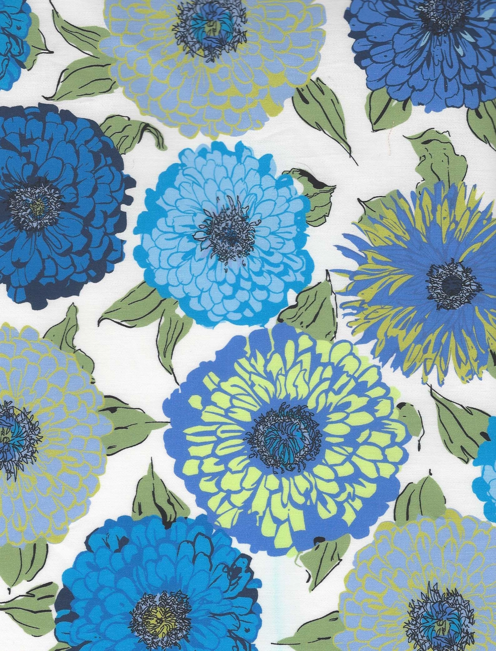 Patty Kim Collette Dress - Blue Zinnias