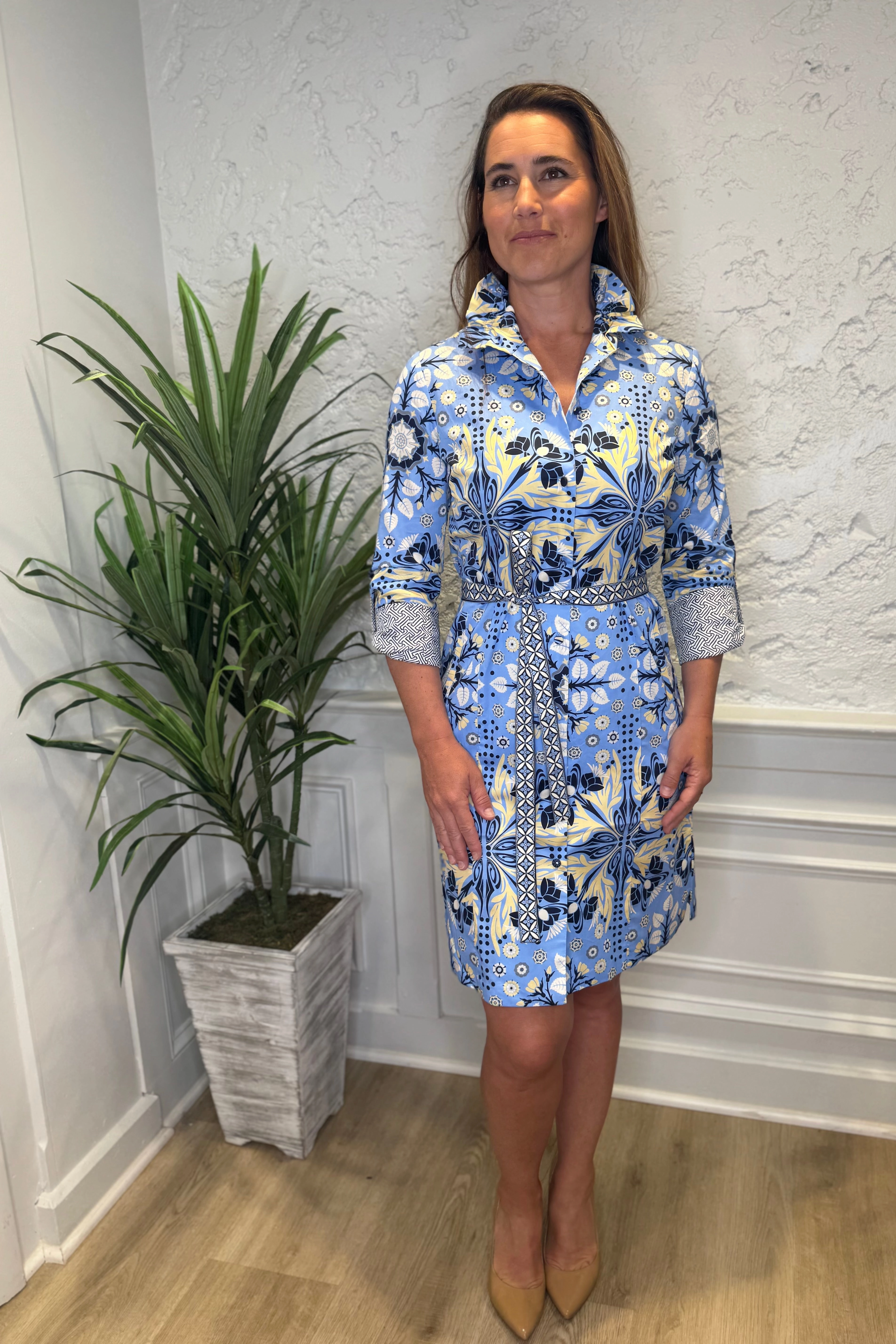Patty Kim Elizabeth Dress - Navy Etro