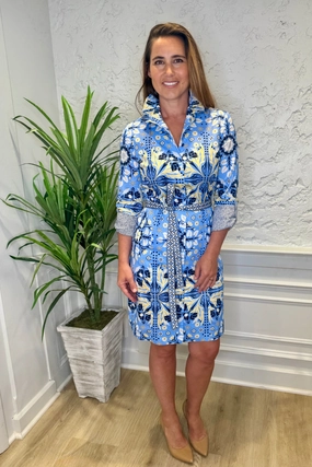 Patty Kim Elizabeth Dress - Navy Etro maxi dresses clearance