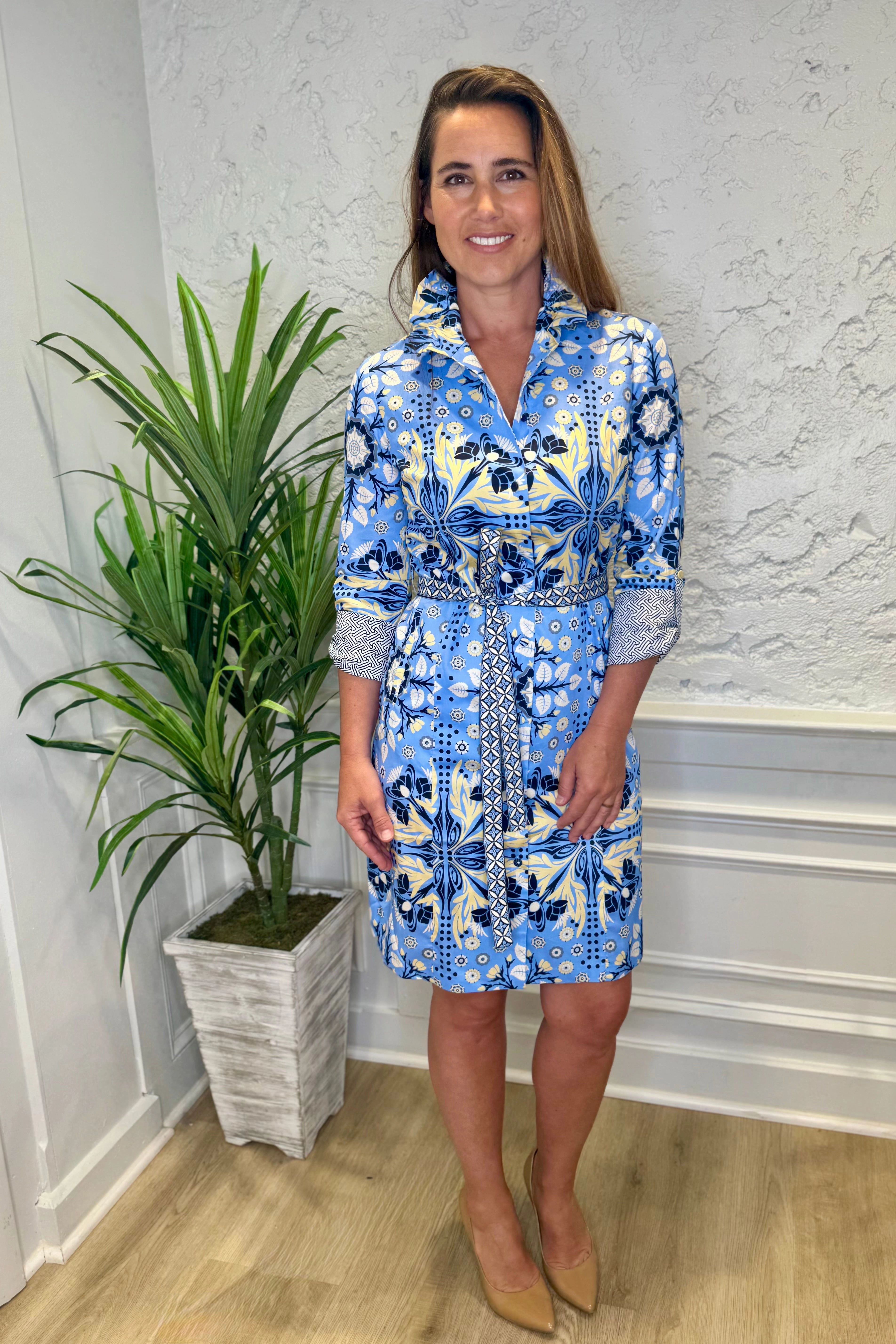 Patty Kim Elizabeth Dress - Navy Etro maxi dresses clearance