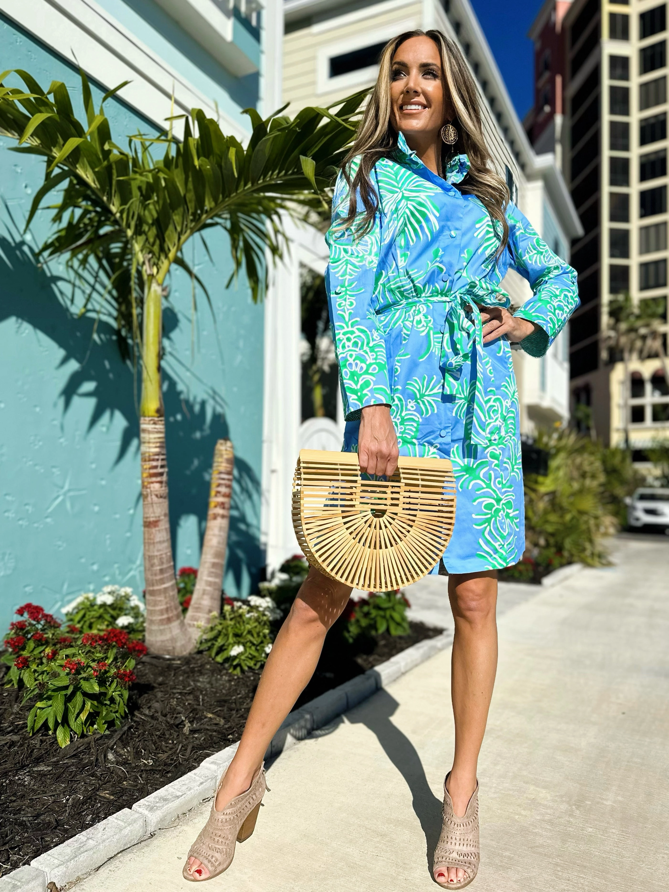 Patty Kim Elizabeth Dress - Peri Rococo