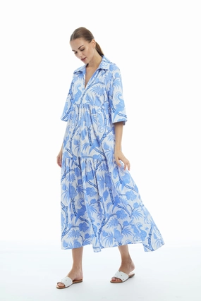 Patty Kim Marni Dress - Peri Peacock maxi dresses clearance