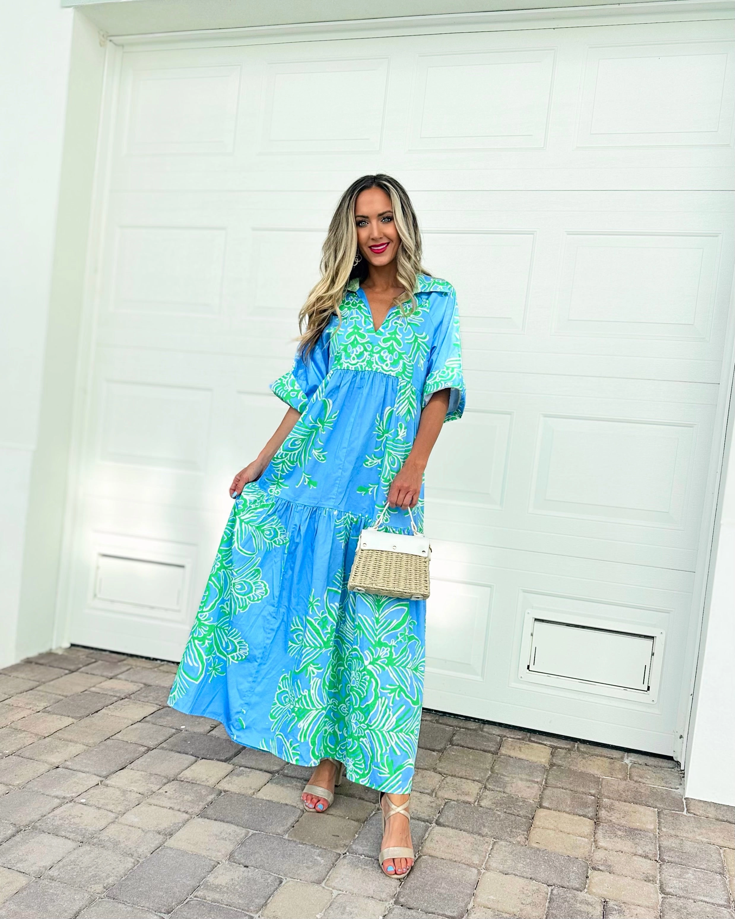 Patty Kim Marni  Maxi Dress - Peri Rococo