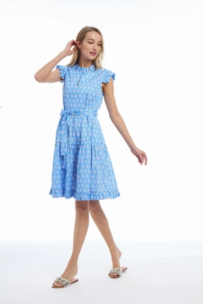 Patty Kim Megan Dress - Blue Foulards summer dresses best deals