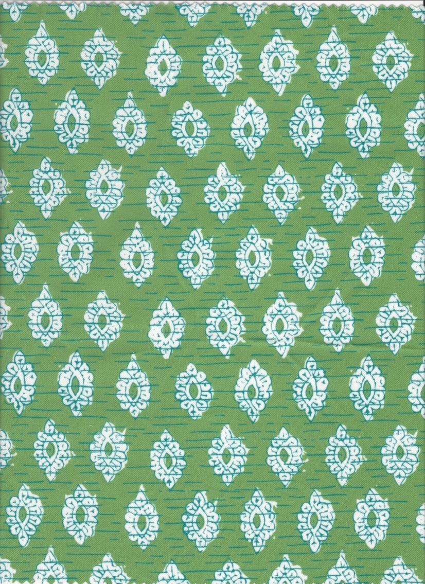 Patty Kim Megan Dress - Green Foulards