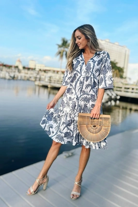 Patty Kim Rebecca Dress - Navy Peacock cheap womens dresses
