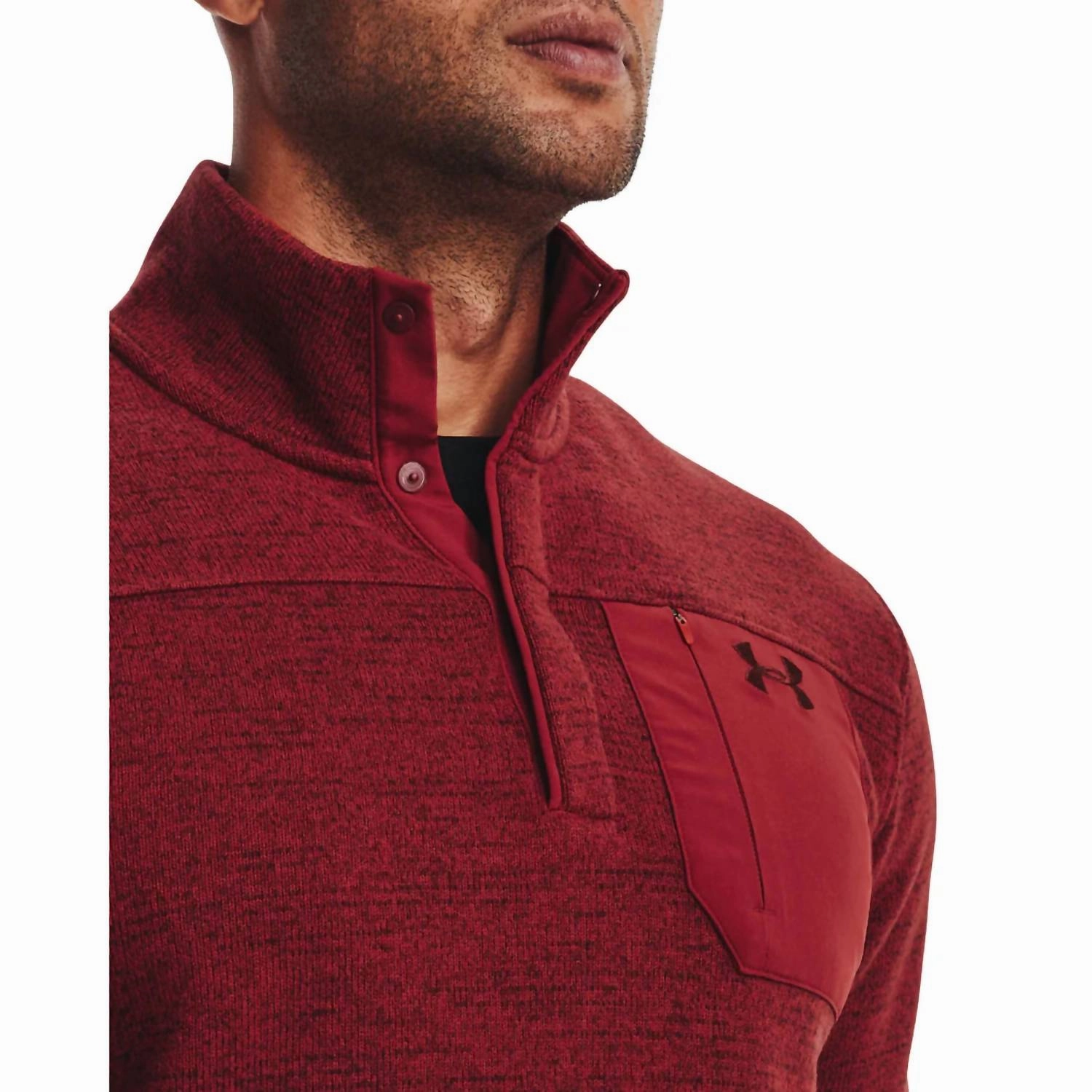 Pecialist Henley 2.0 Sweater In Red
