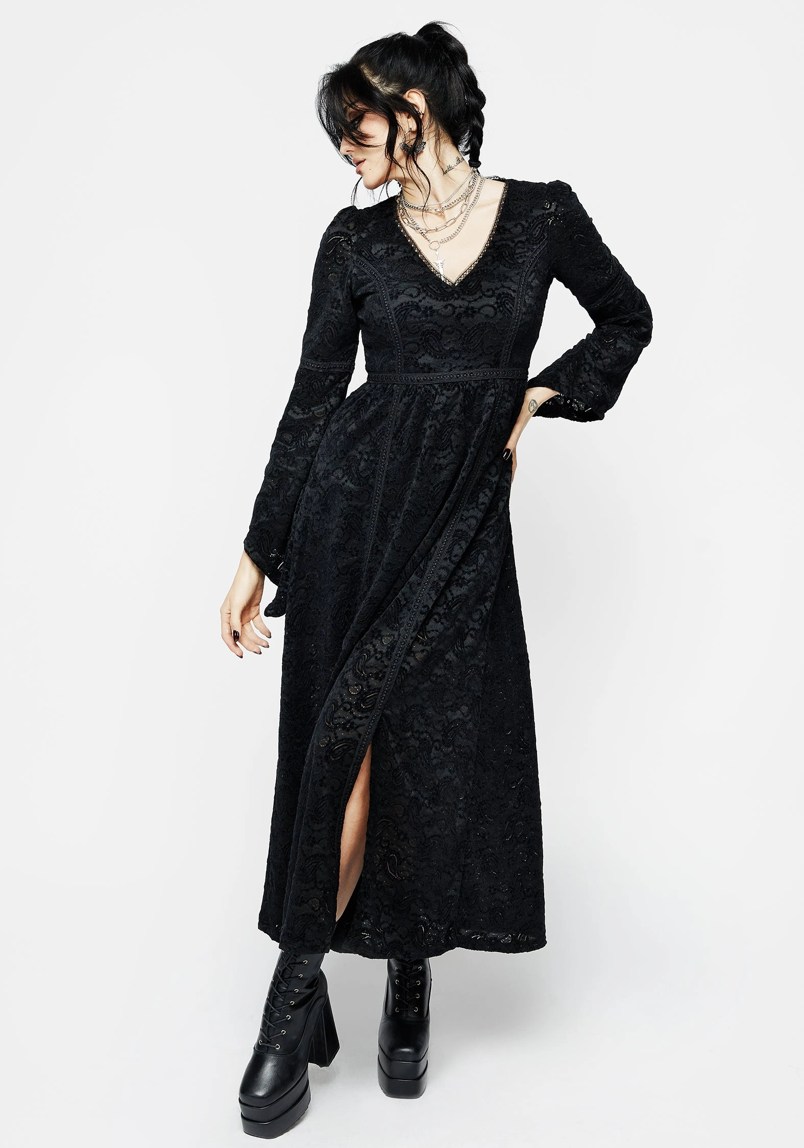 Perception Lace Maxi Dress Dresses Womens - beach dresses cheap