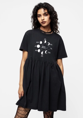 Phase Graphic Print Mini Skater Dress Dresses Womens - wedding guest outfits