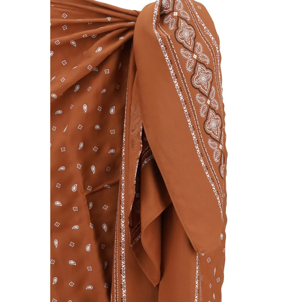 PINKO Bandana pattern pareo Women's Skirt