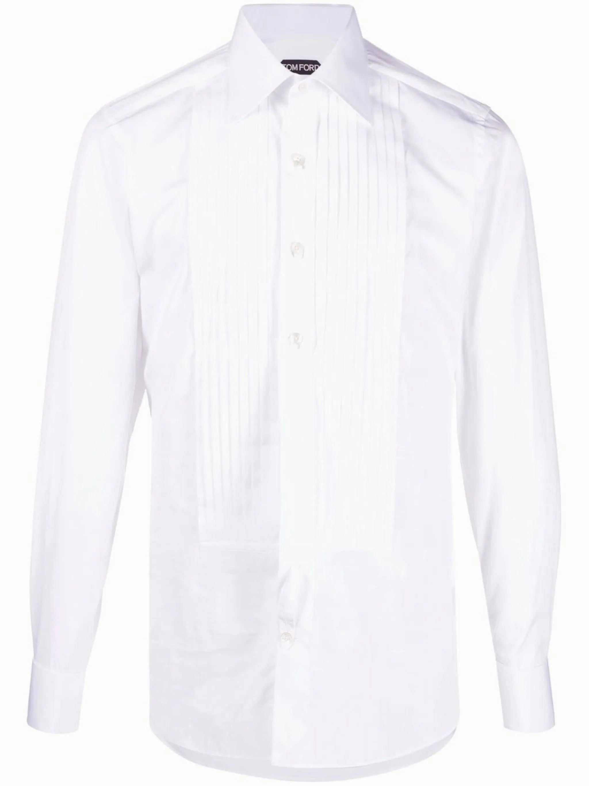 Pintuck Long-Sleeve Shirt mens polos clearance