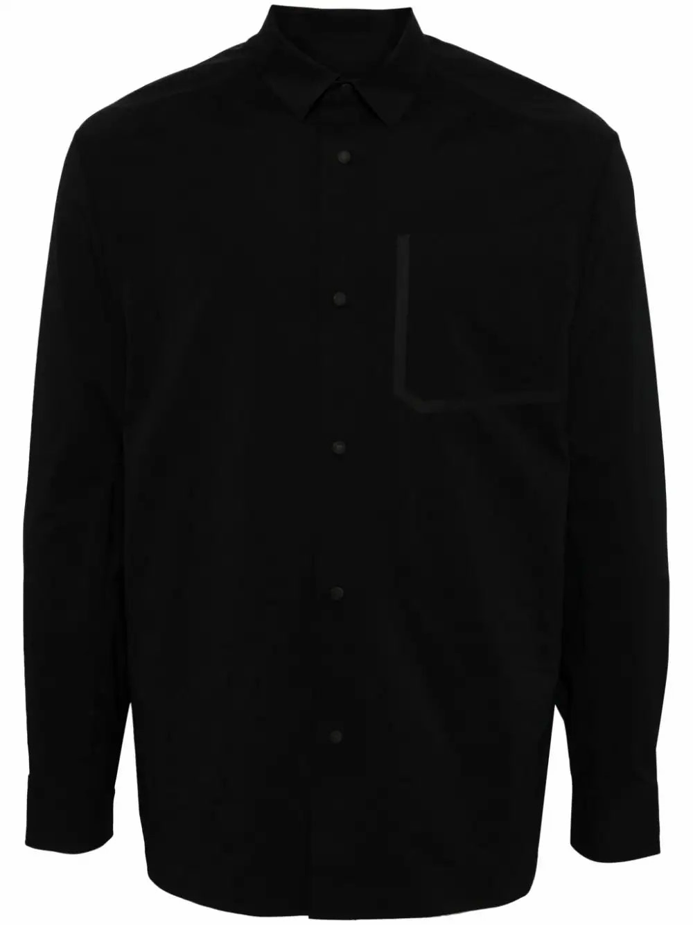 Plain Long-Sleeve Shirt mens polos clearance