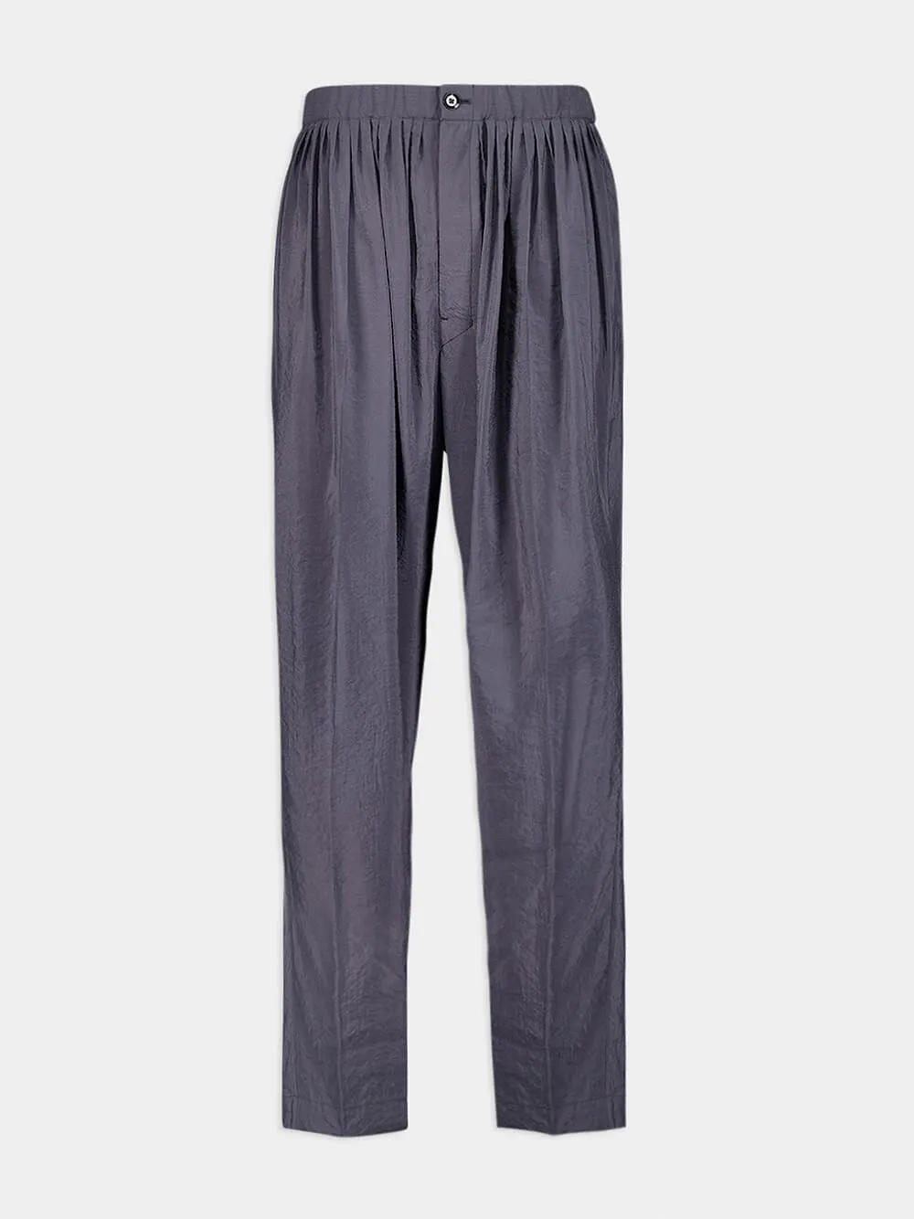 Pleated Relaxed Silk Pants Bottoms Mens - cheap mens shorts online