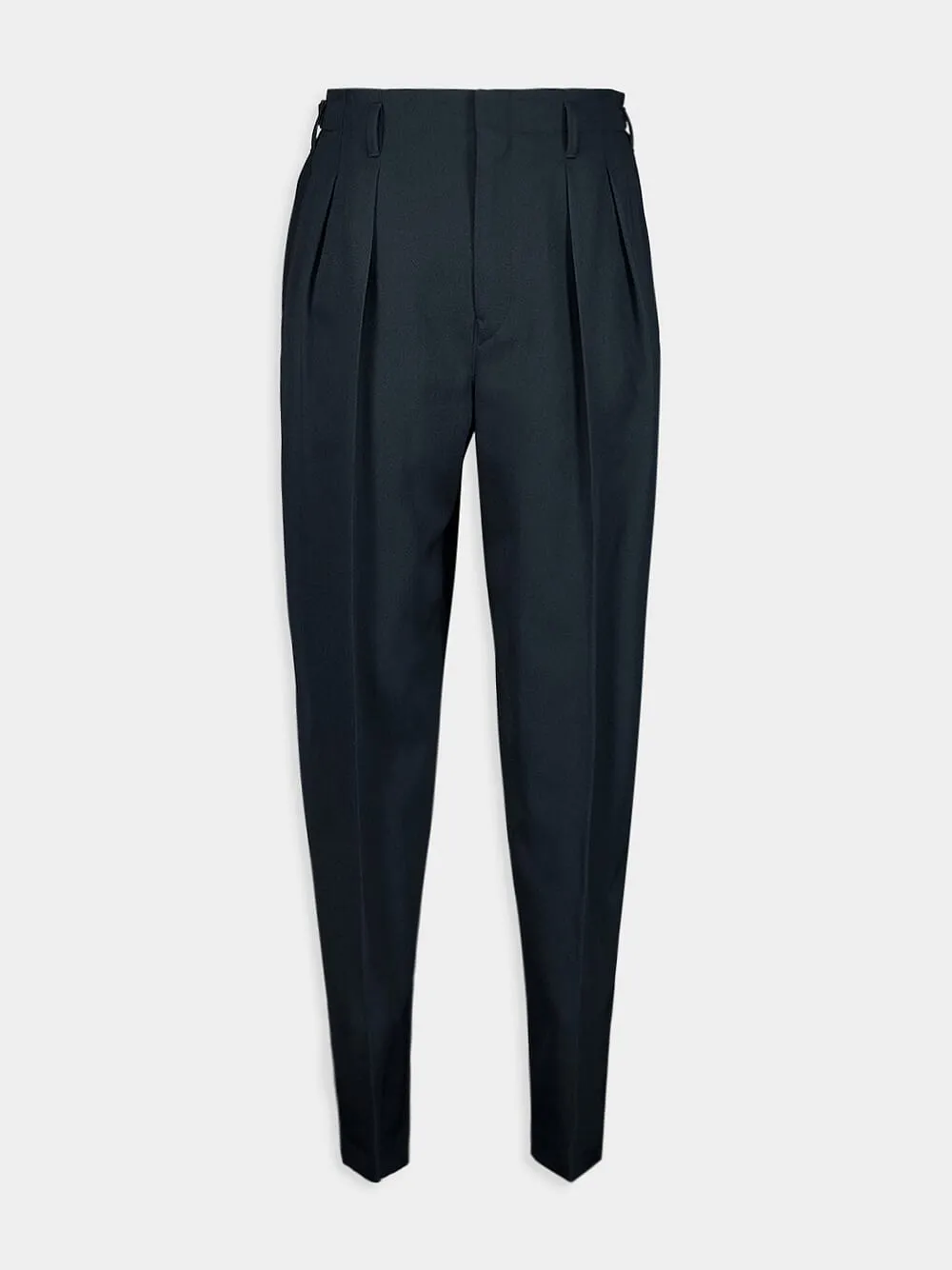 Pleated Tapered Wool Pants Bottoms Mens - cheap mens shorts online