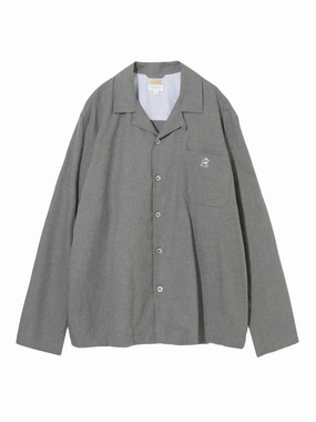 Pocket-Detail Button-Up Shirt mens polos clearance