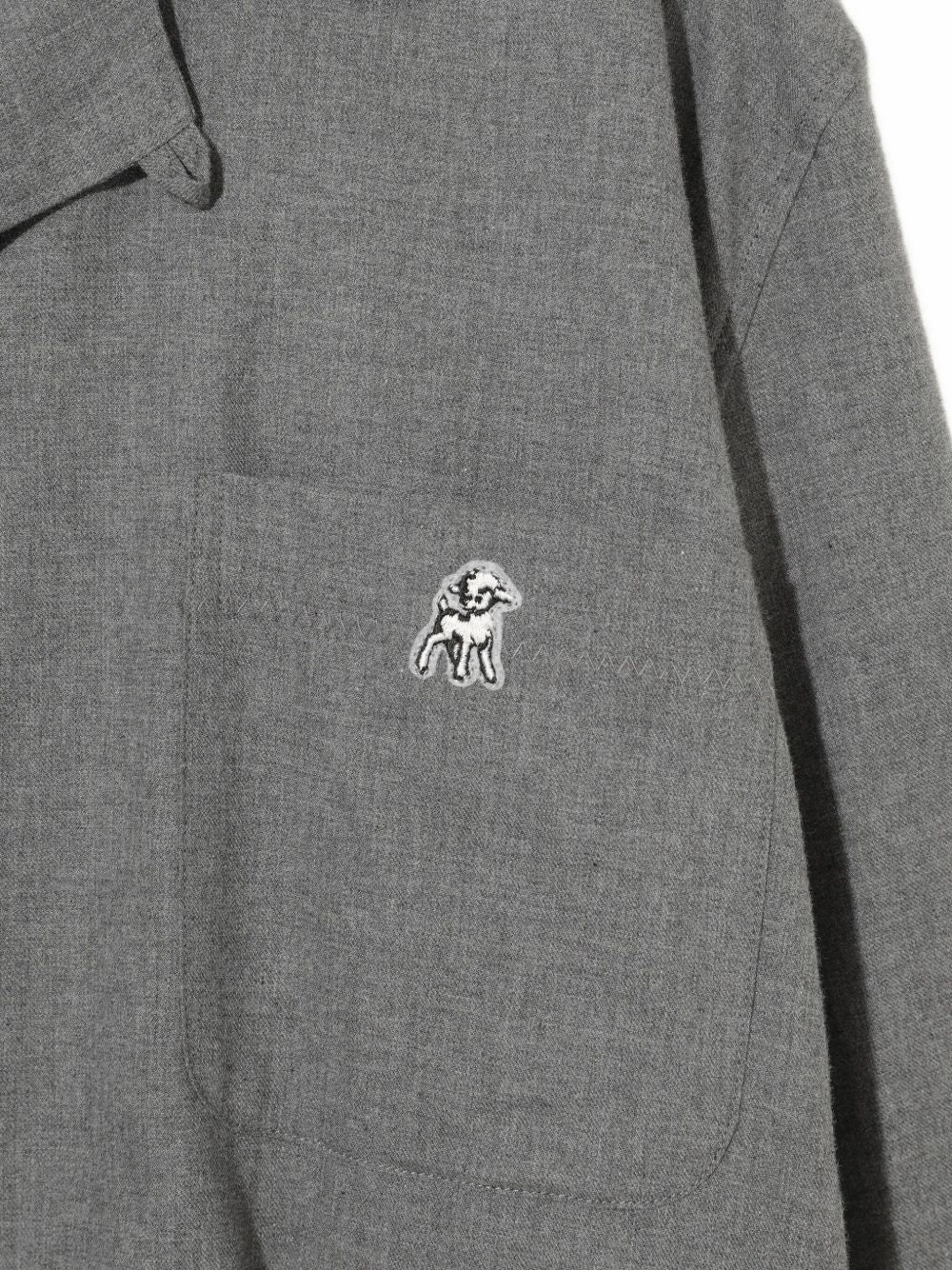 Pocket-Detail Button-Up Shirt
