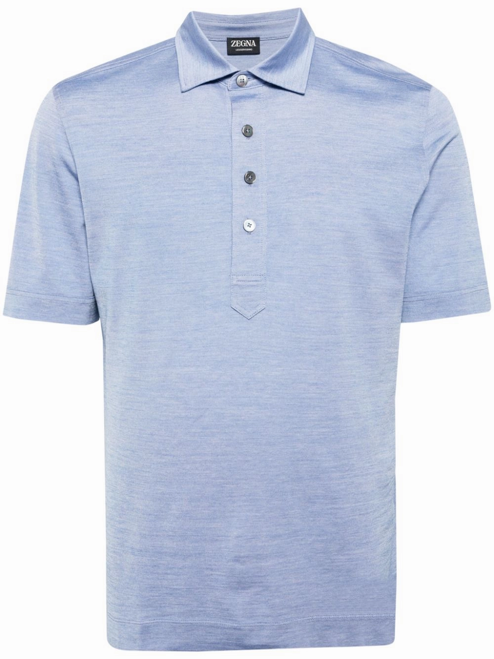 Polo-Collar Cotton-Blend Polo Shirt discount mens shirts