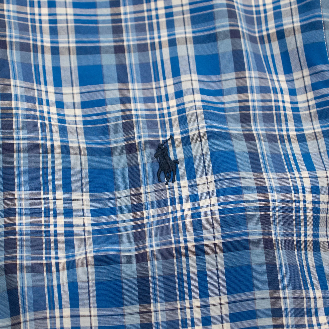 Polo Ralph Lauren Custom Fit Check Shirt Blue Multi