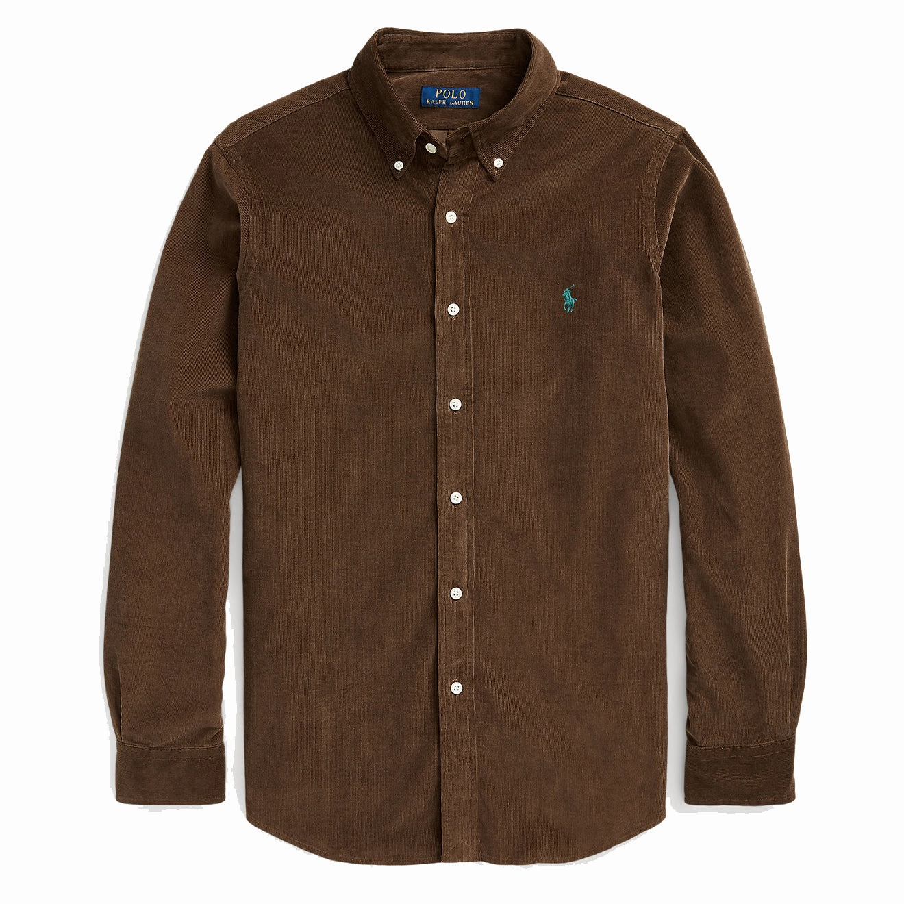 Polo Ralph Lauren Custom Fit Corduroy Shirt Chocolate Mousse mens tank tops best deals