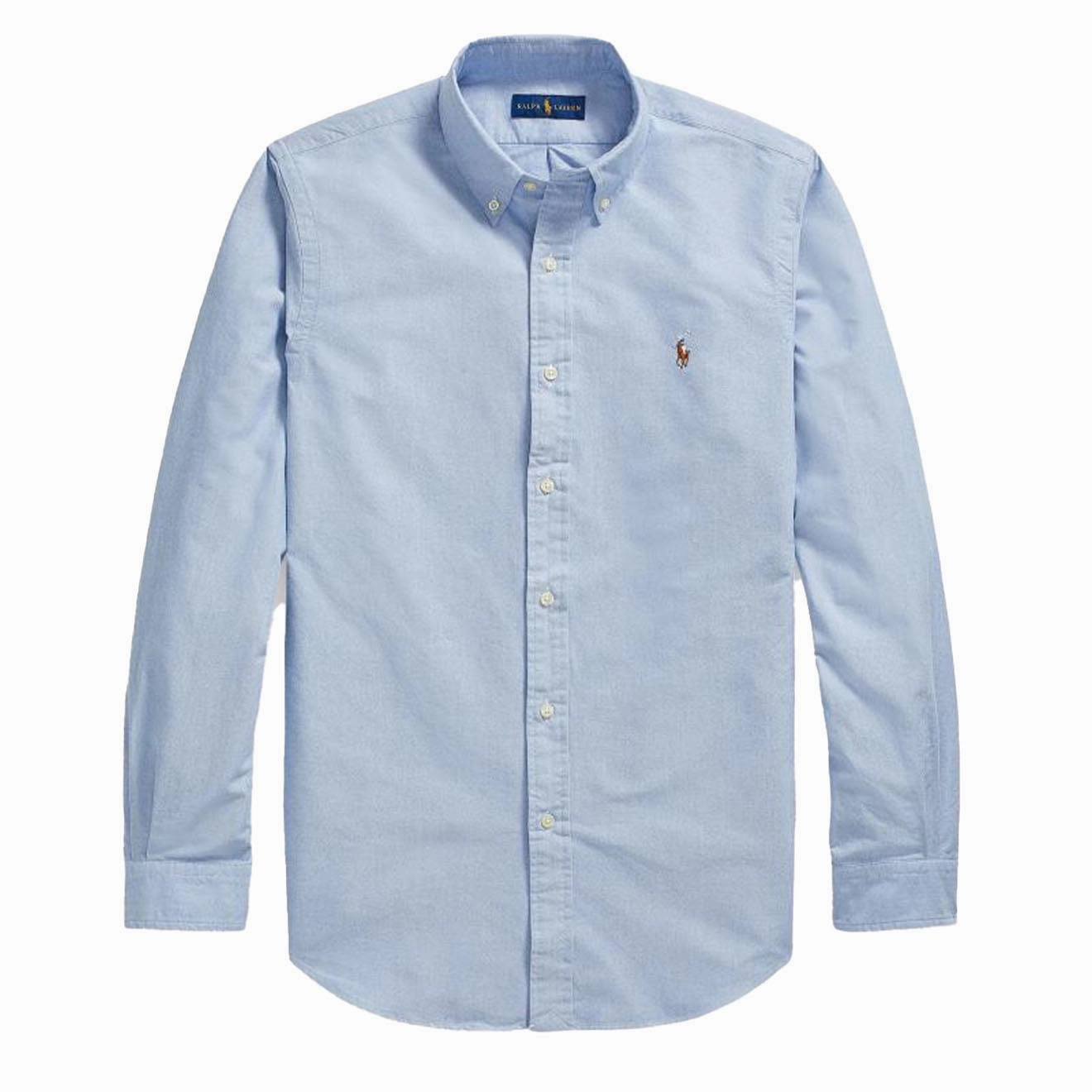 Polo Ralph Lauren Custom Fit Oxford Shirt Blue mens tank tops best deals