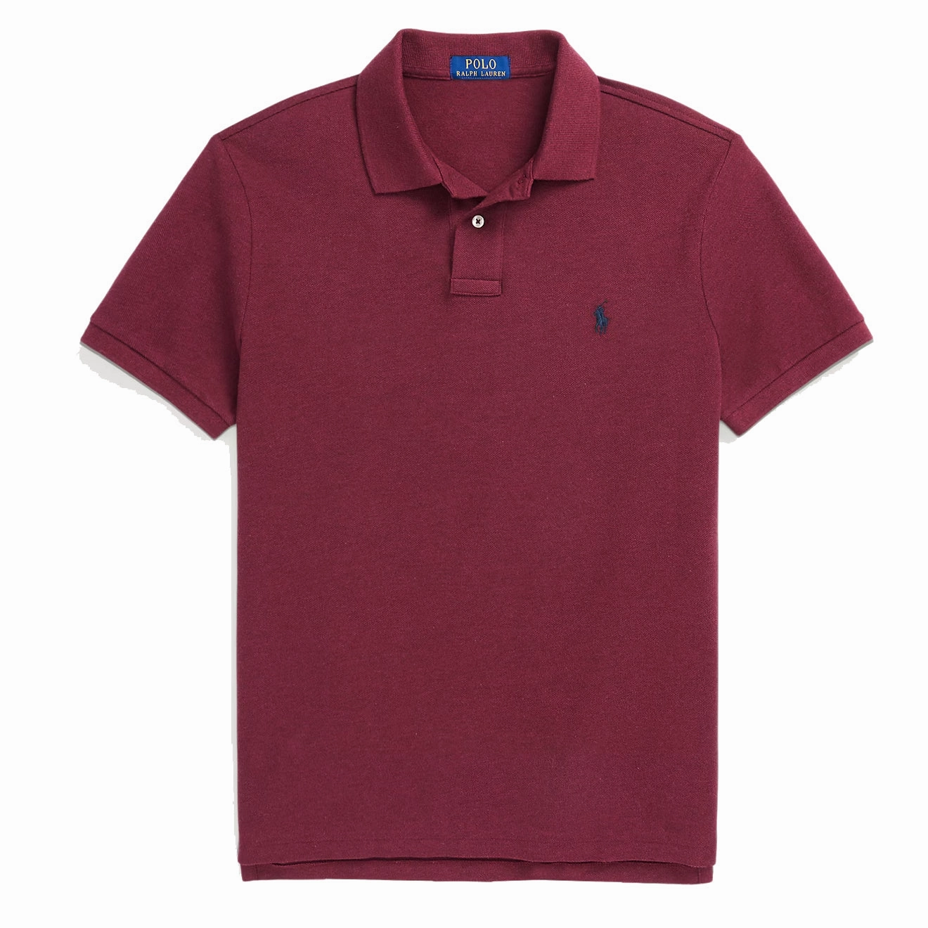 Polo Ralph Lauren Custom Slim Fit Classic Polo Vintage Port Heather mens t-shirts outlet