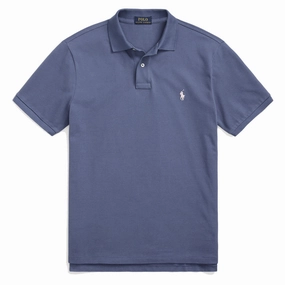 Polo Ralph Lauren Custom Slim Fit Mesh Polo Shirt Old Royal mens t-shirts outlet