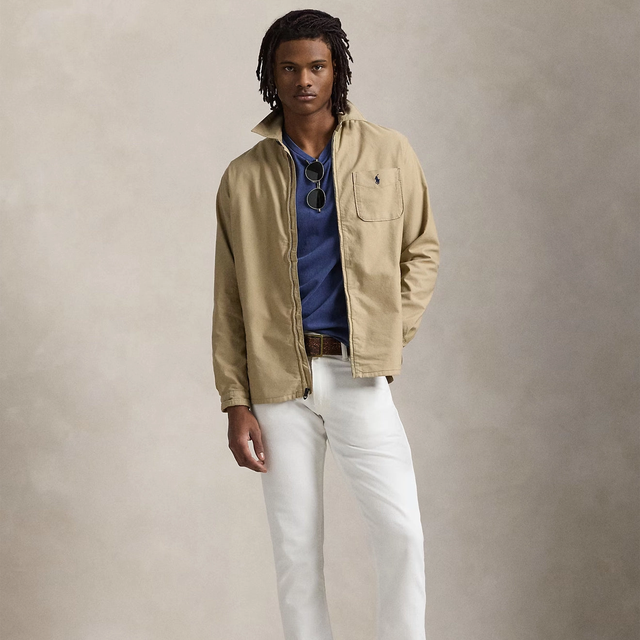 Polo Ralph Lauren Long Sleeve Sport Shirt Surrey Tan