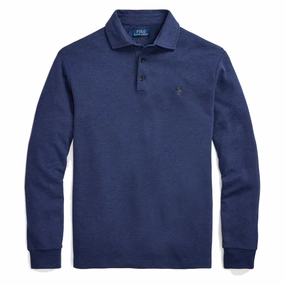 Polo Ralph Lauren Luxury Jersey Polo Shirt Spring Navy Heather mens t-shirts outlet