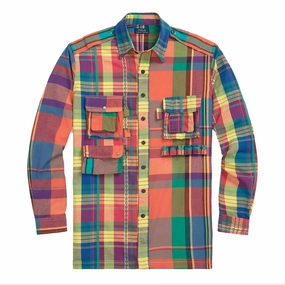 Polo Ralph Lauren Madras Fun Overshirt Madras mens tank tops best deals