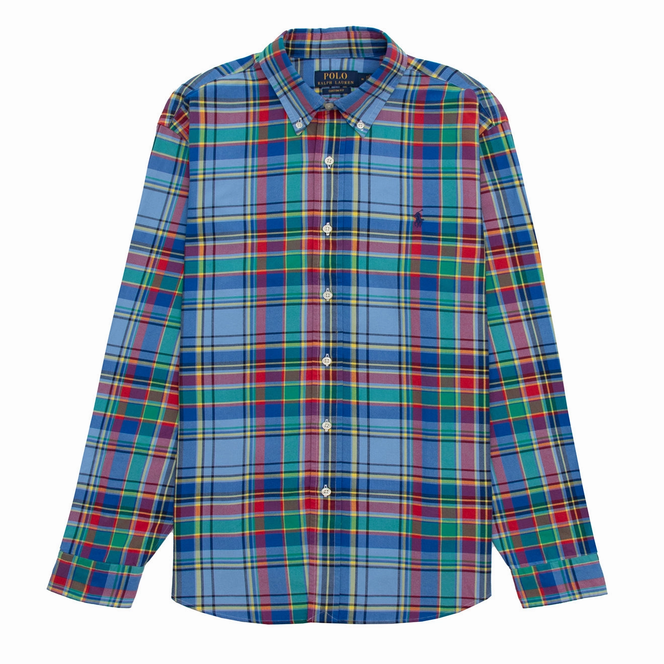Polo Ralph Lauren Oxford Check Shirt Blue / Red Multi mens tank tops best deals