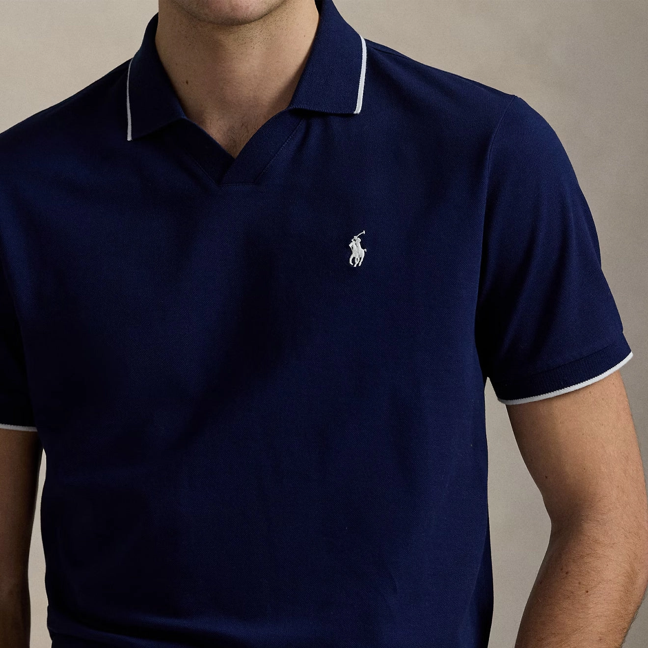 Polo Ralph Lauren Short Sleeve Polo Shirt Newport Navy