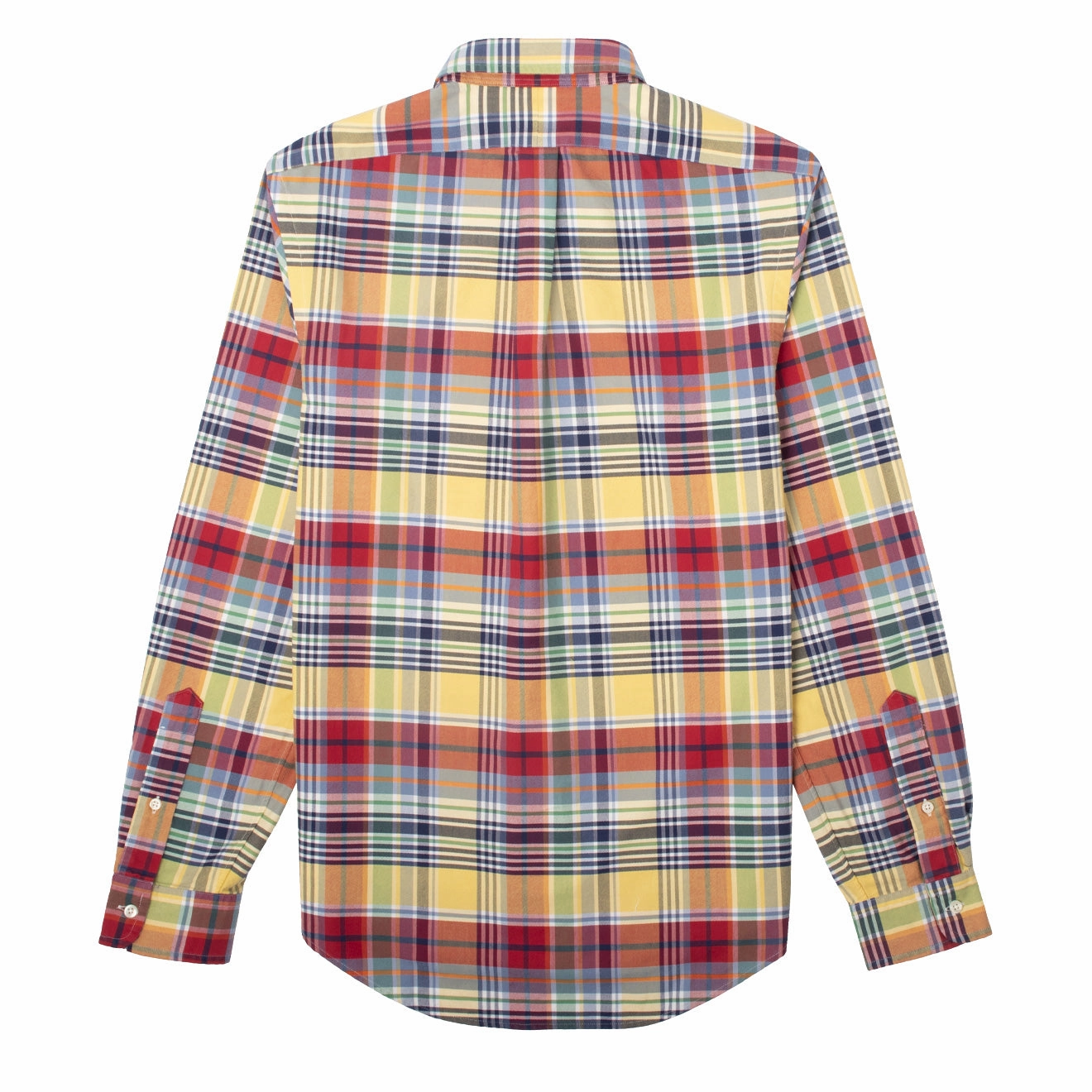 Polo Ralph Lauren Slim Fit L/S Check Shirt Yellow / Red Multi
