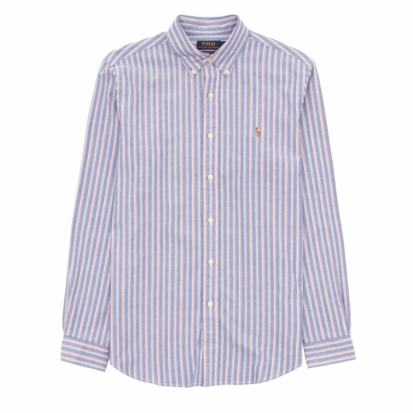 Polo Ralph Lauren Striped Oxford Shirt Blue Pink Multi mens tank tops best deals
