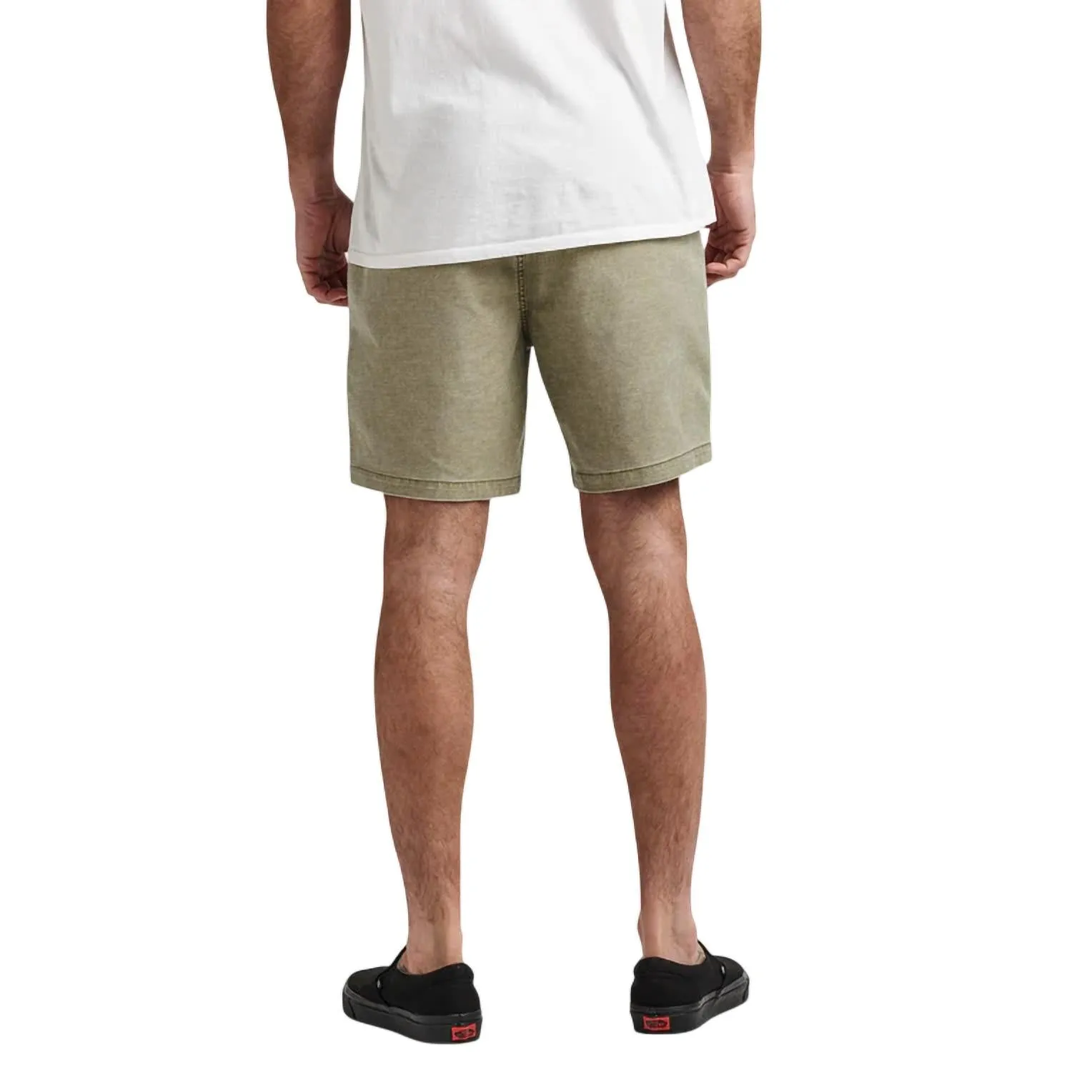 Porter Wash 17" Shorts In Dusty Green