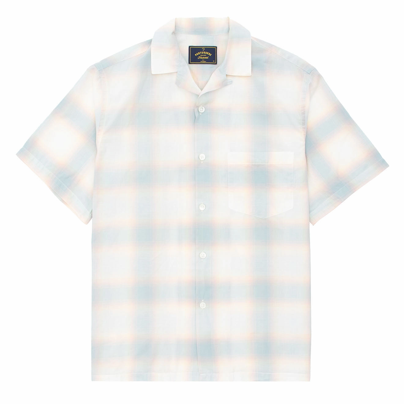 Portuguese Flannel S/S Camp Shirt Nuance Multi mens tank tops best deals