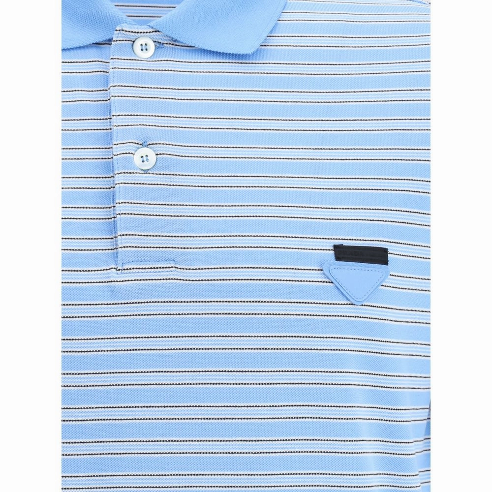 Prada Striped Polo Men's Sweater