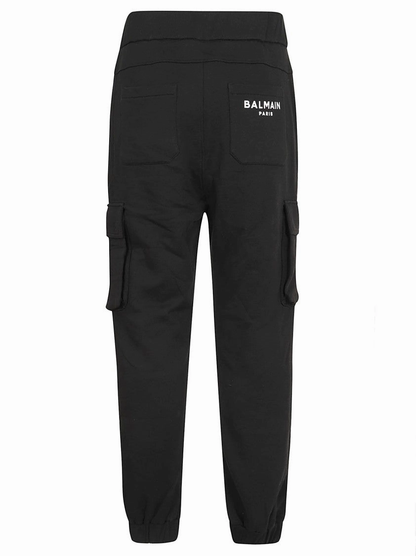 Print Cargo Sweatpants