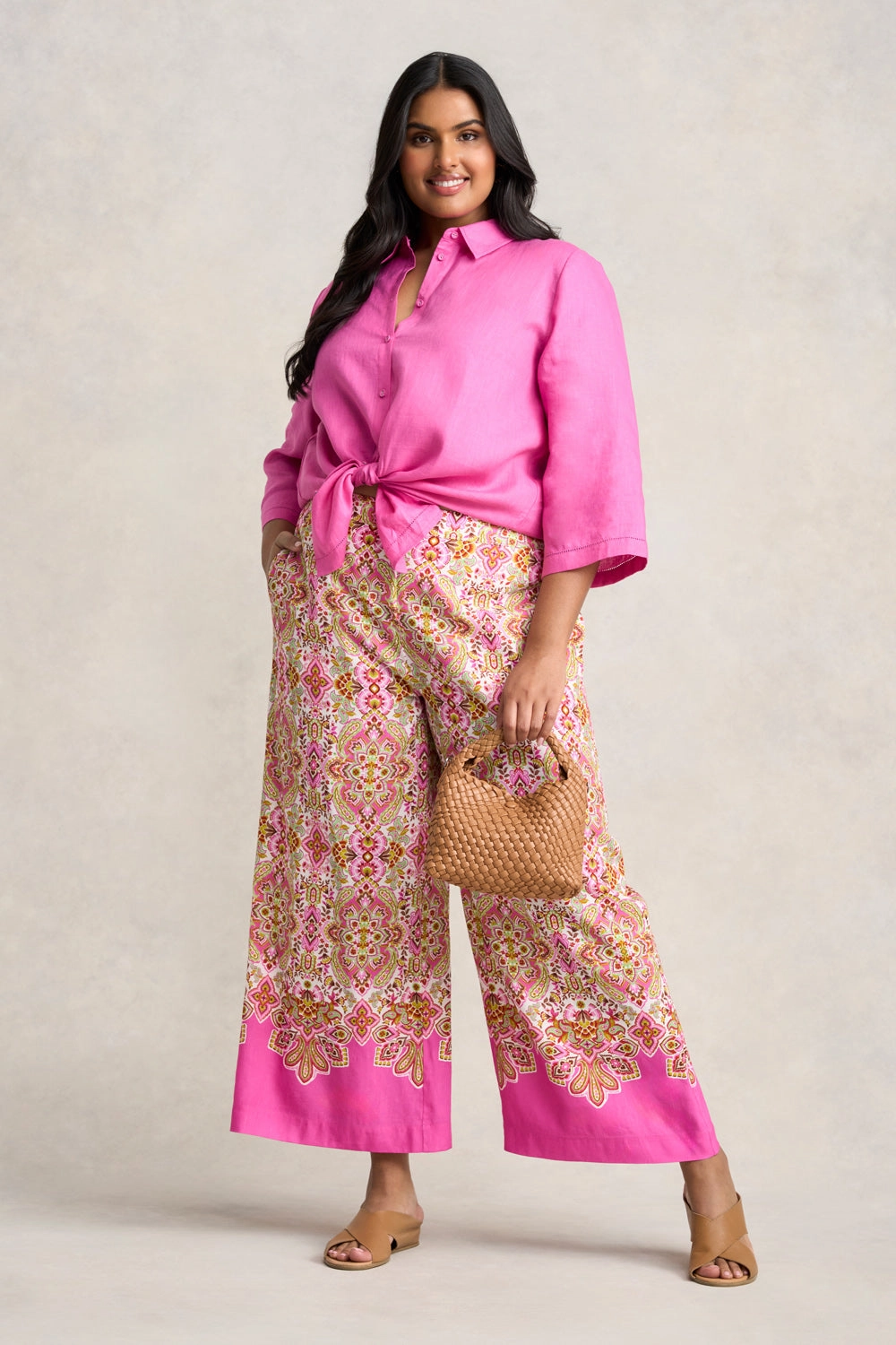 Printed 7/8 Pant - Moroccan Tile Print