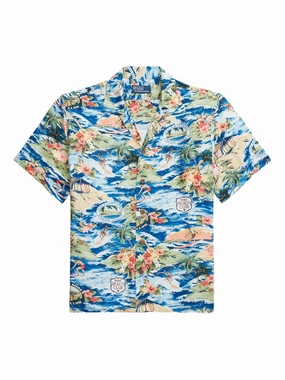 Printed Shirt mens polos clearance