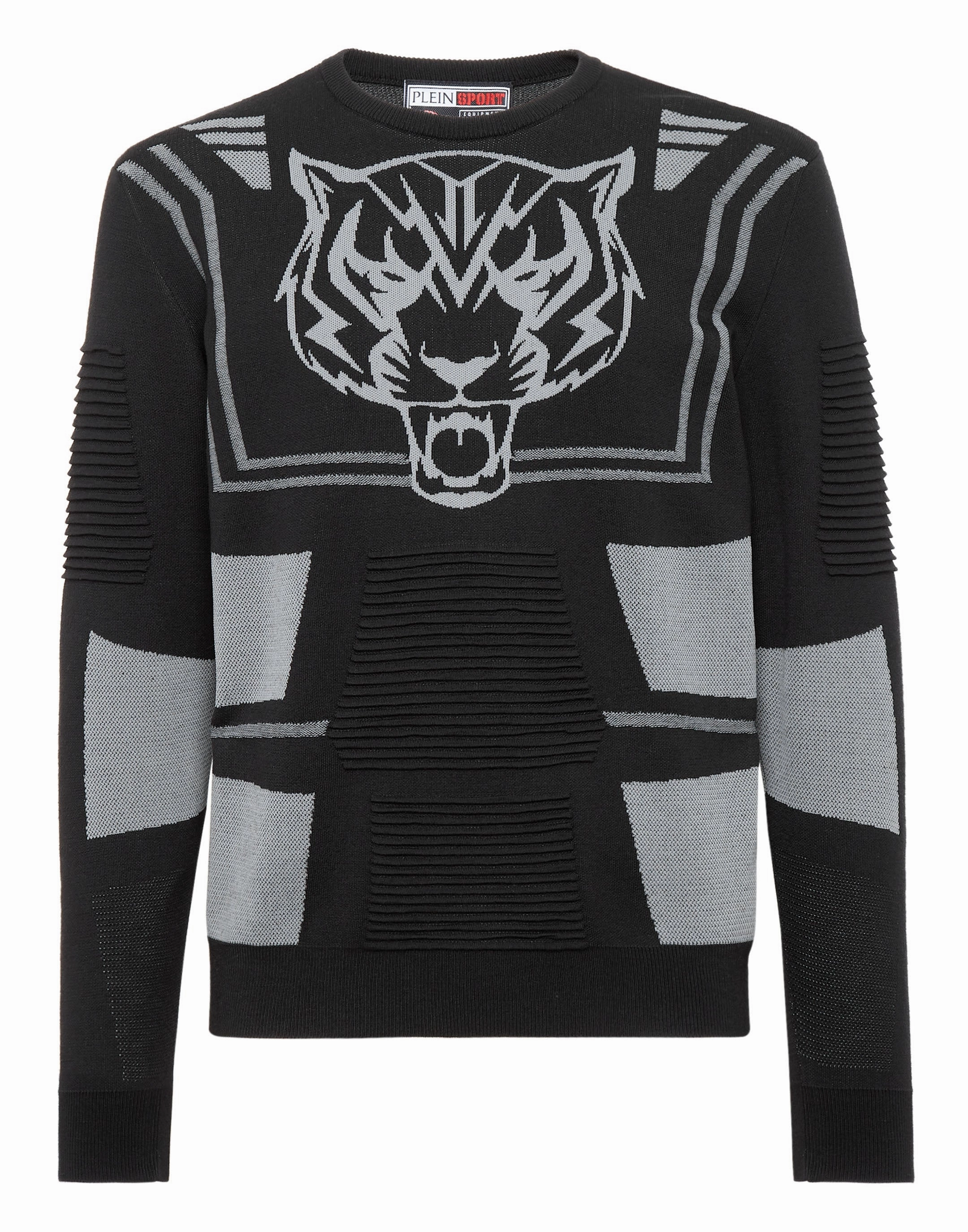 Pullover Round Neck LS chunky knit discount