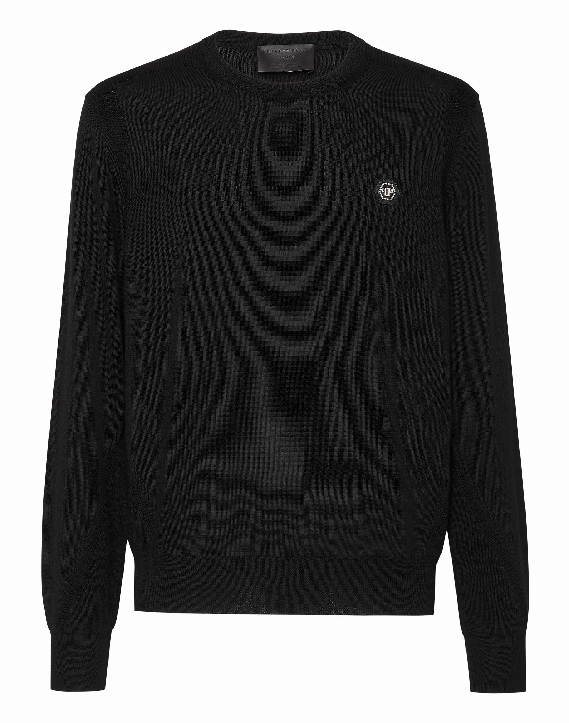 Pullover Round Neck LS chunky knit discount