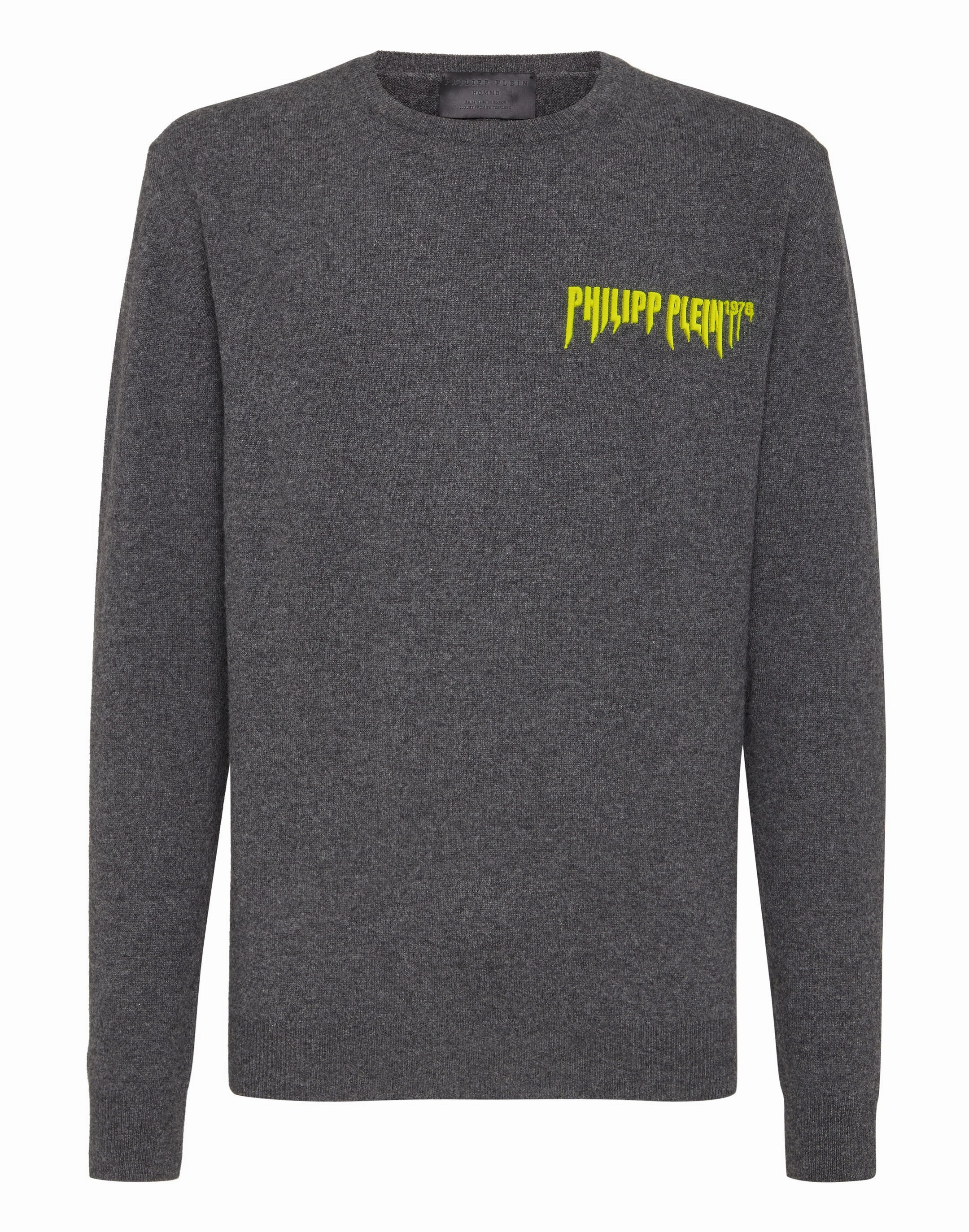 Pullover Round Neck LS Philipp Plein TM chunky knit discount