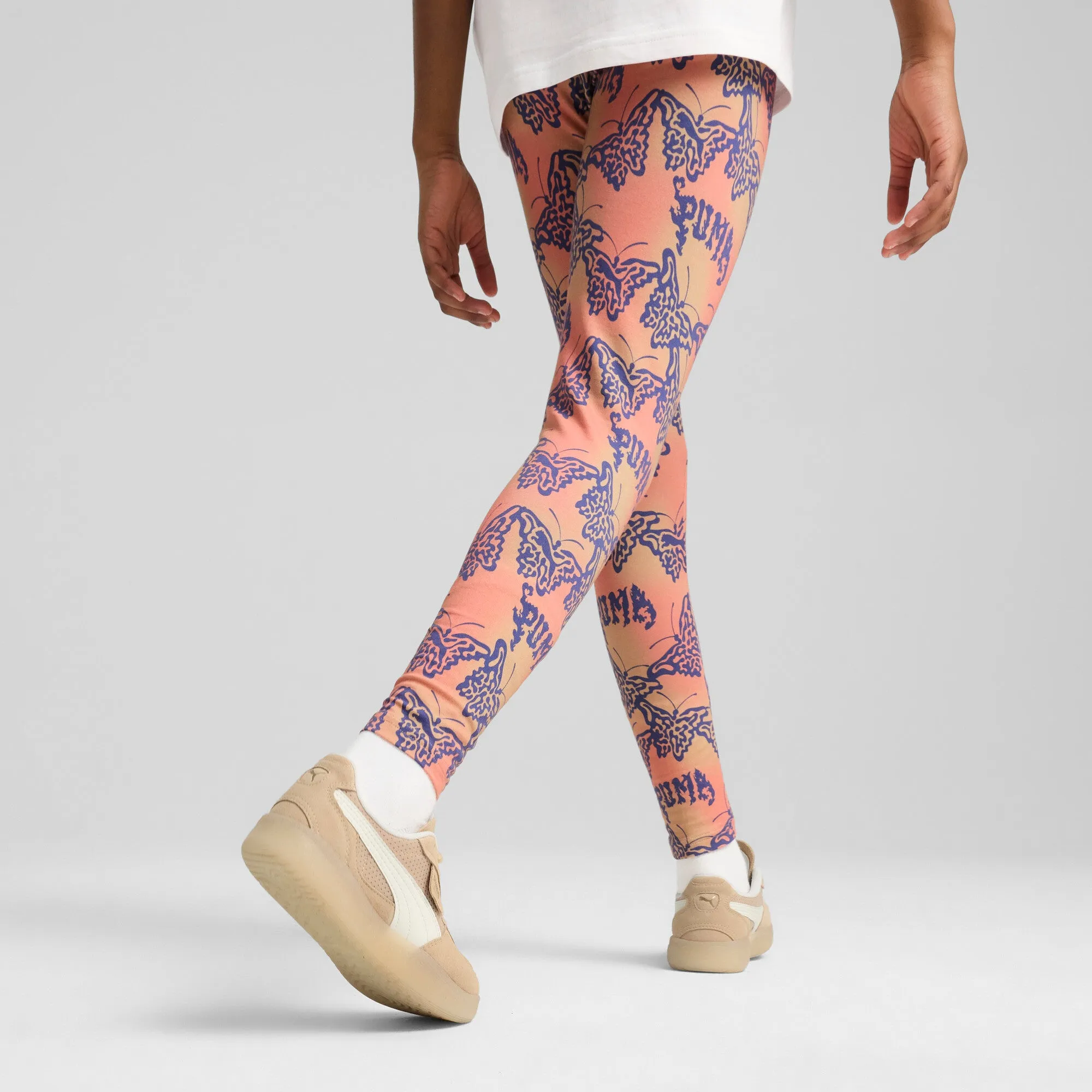 PUMA Big Kids' Girls' BUTTERFLY VIBE High Waist Leggings