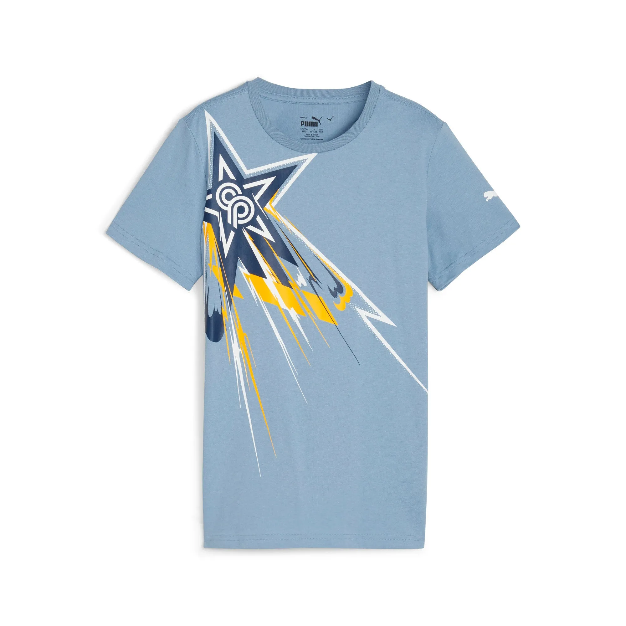 PUMA Big Kids' x CHRISTIAN PULISIC Soccer Logo Tee